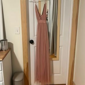 Pink formal dress